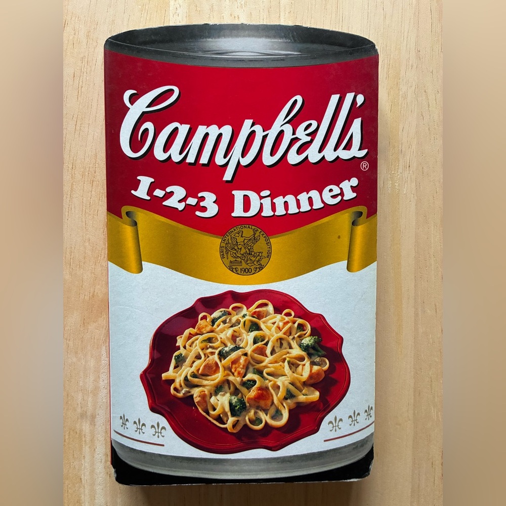 Campbell’s 1-2-3 Dinner Cookbook Recipes 2004 Hardcover